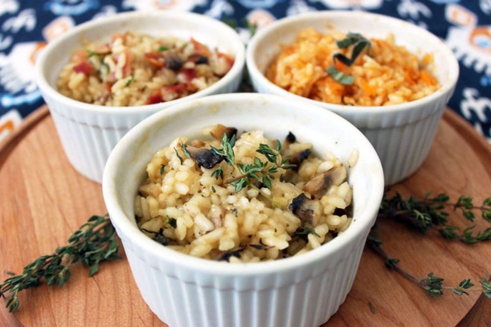 10-Minute Microwave Risotto Cups