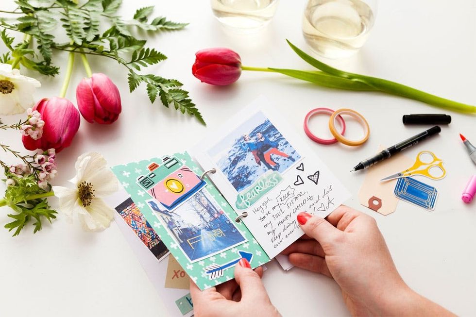 Gift This Easy DIY Scrapbook to the Bride-to-Be - Brit + Co