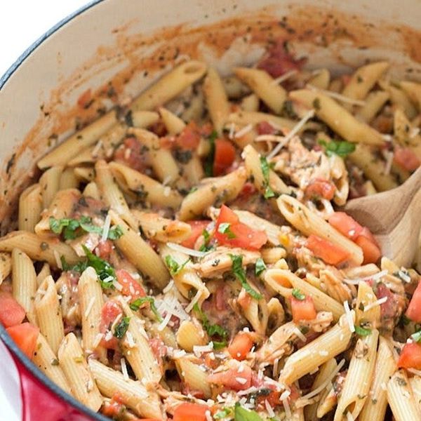 20-Minute Tuscan Chicken With Penne Pasta