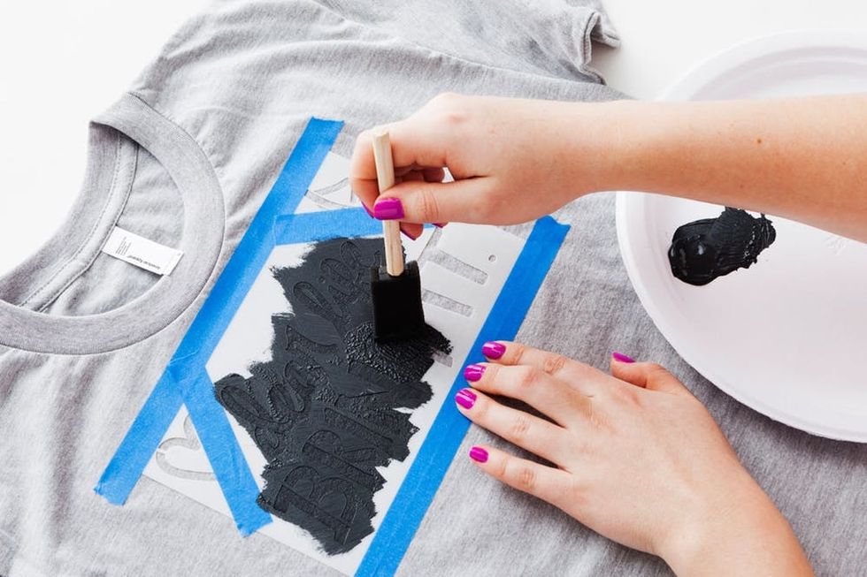 DIY This Motivational T-Shirt to Keep Your Goals in Check - Brit + Co