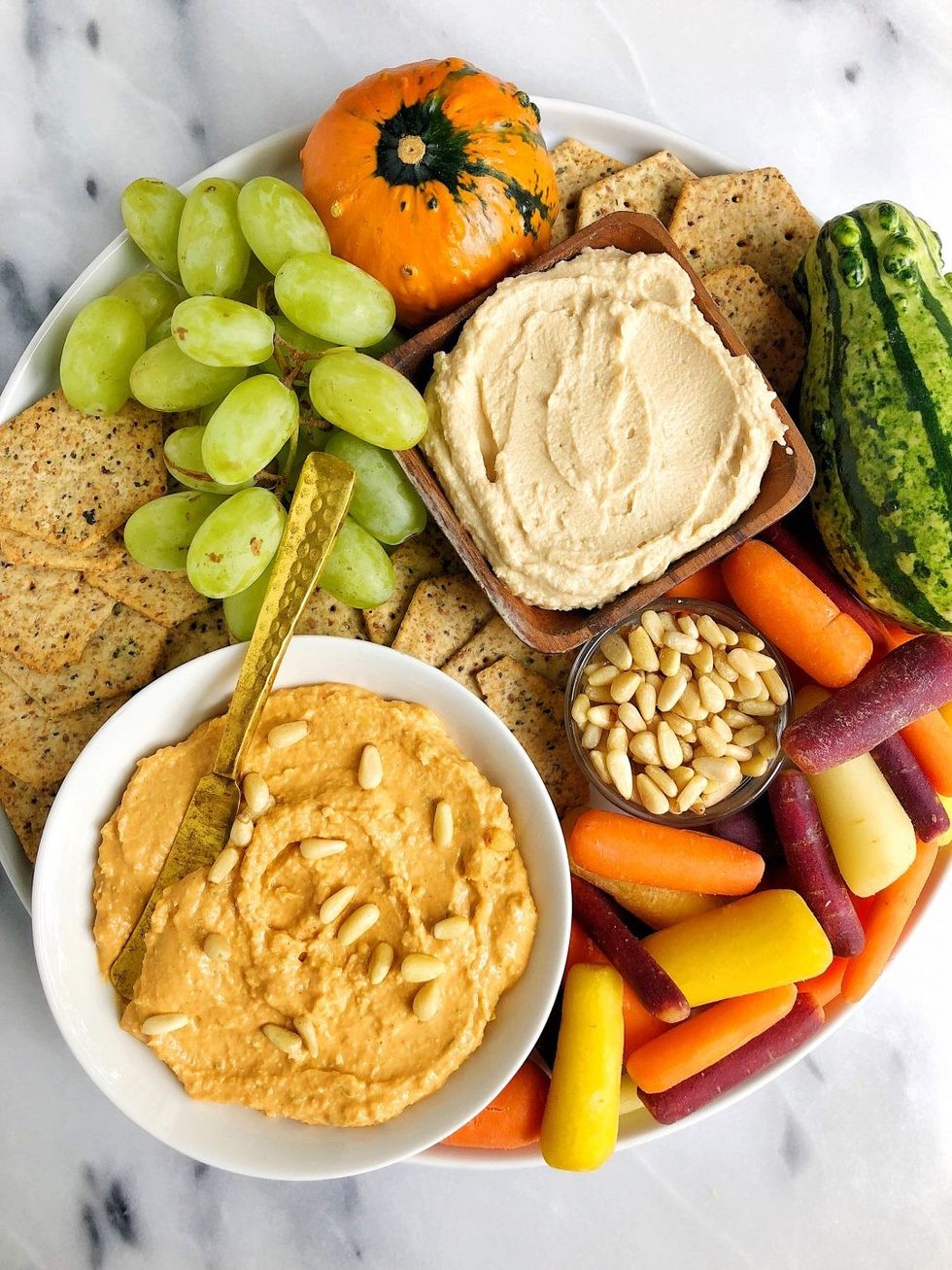 5-Ingredient Butternut Squash Hummus