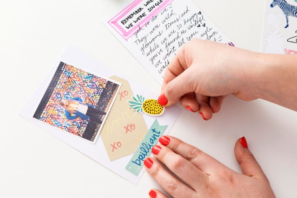 Gift This Easy DIY Scrapbook to the Bride-to-Be - Brit + Co