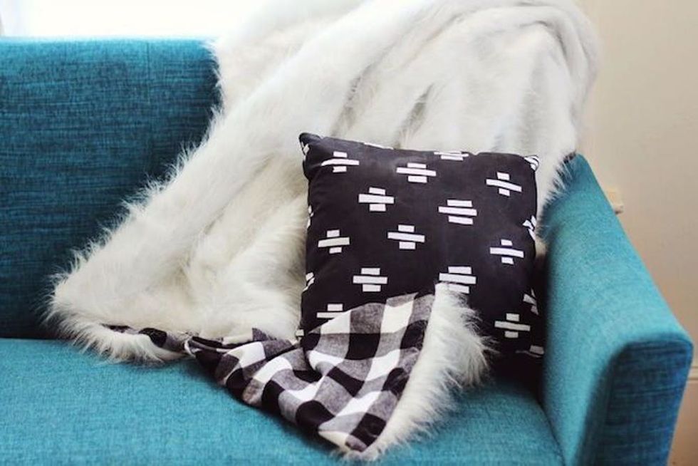 19 Faux Fur DIYs to Totally Glam Up Your Space - Brit + Co