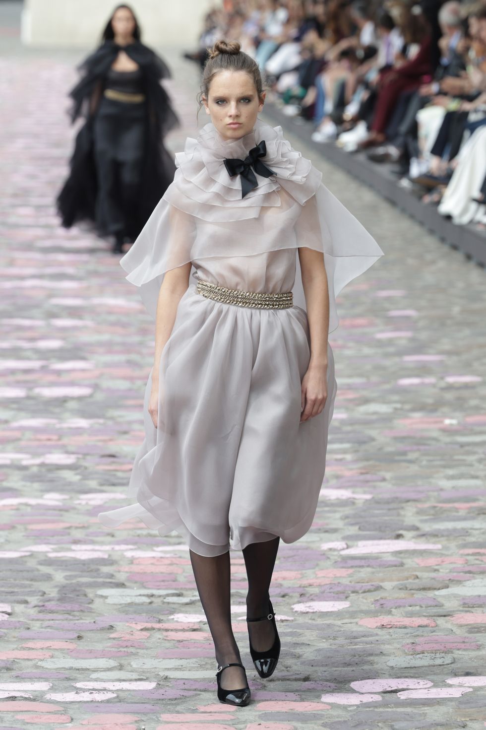 a model on the runway for the chanel haute couture show during paris fashion week 2023