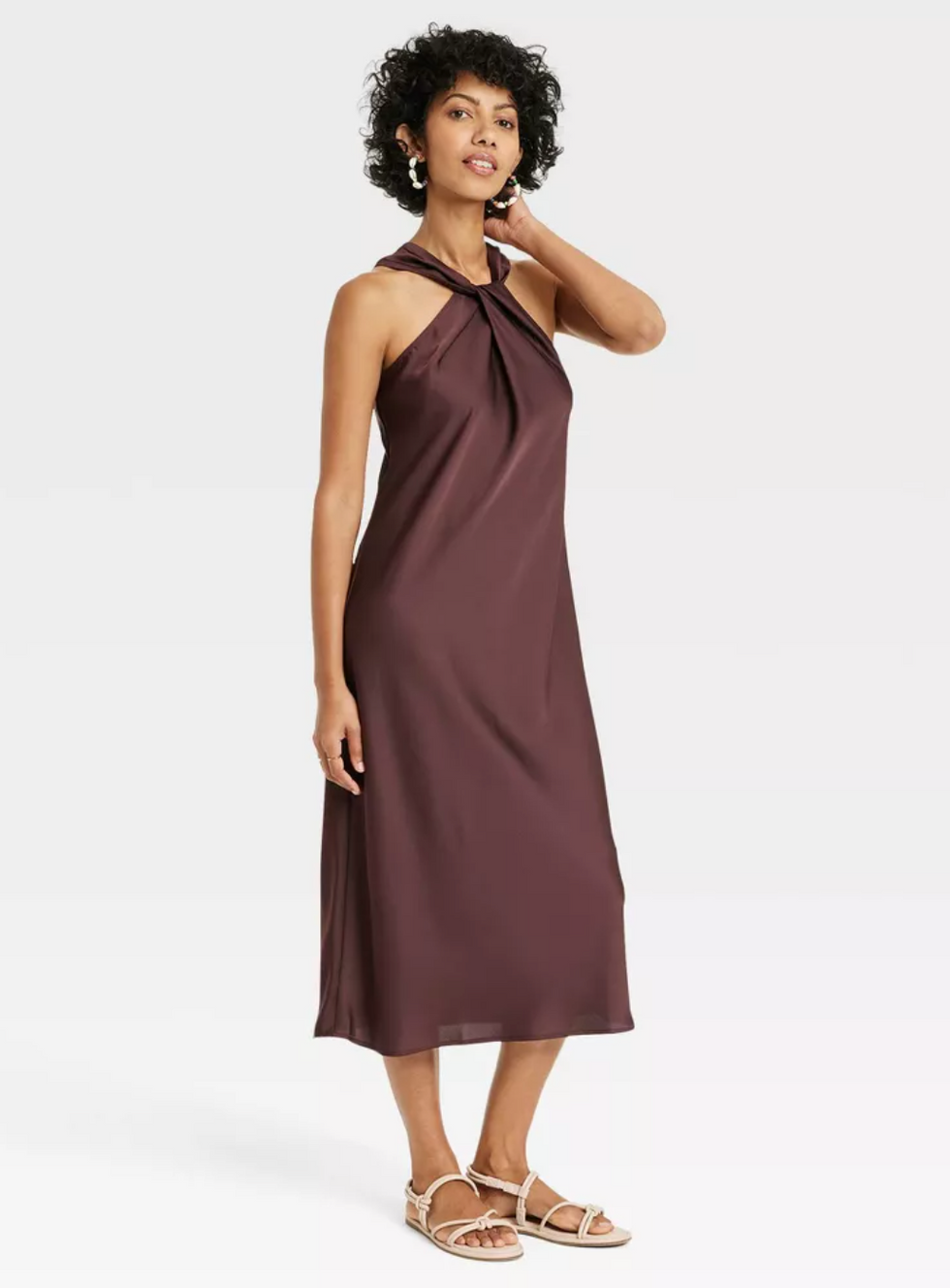 A New Day Halter Slip Dress