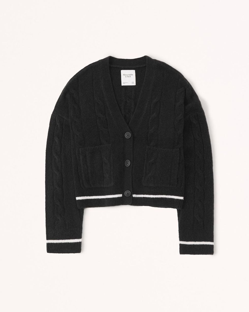 Abercrombie Classic Tipped Cardigan