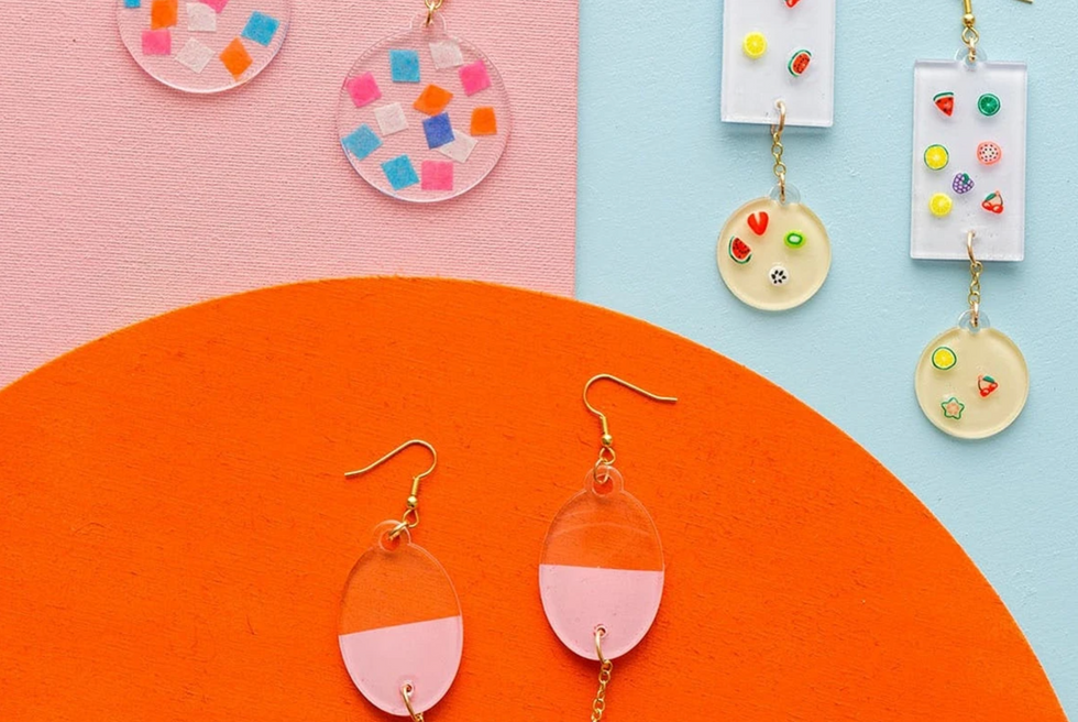 acrylic earrings