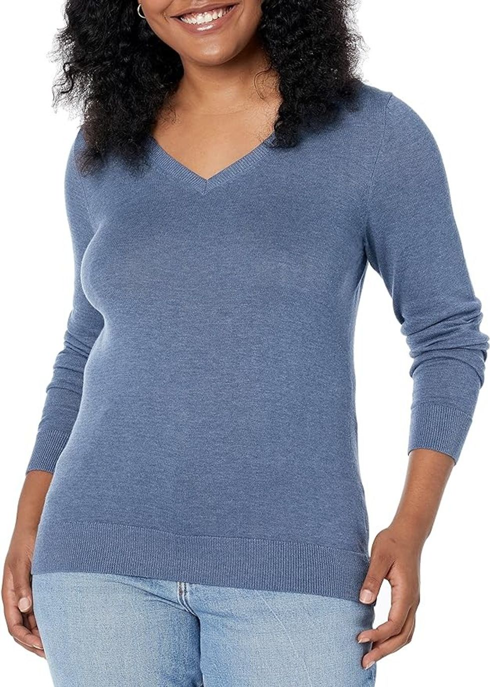 Amazon Essentials Classic-Fit Lightweight Long-Sleeve V-Neck Sweater