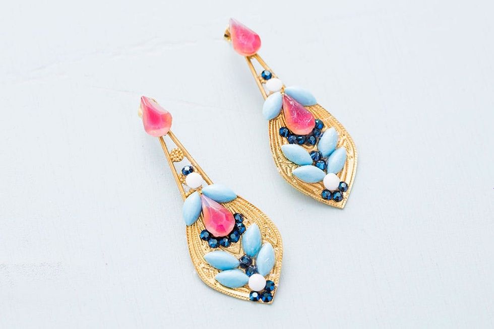 How to Make $338 Anthropologie-Inspired Earrings for Under $20 - Brit + Co