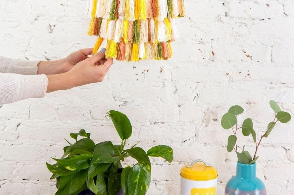 Anthro inspired diy chandelier