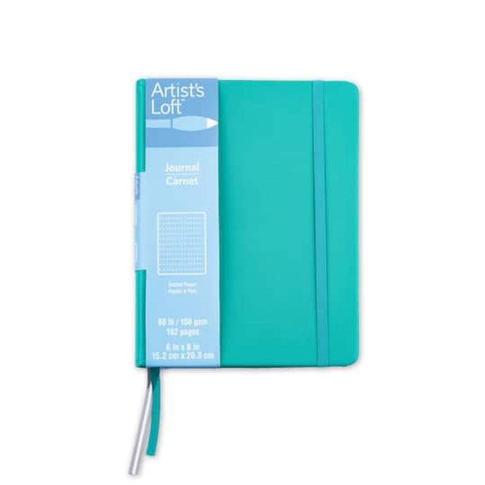 Artist's Loft\u2122 Teal Hardcover Dot Journal