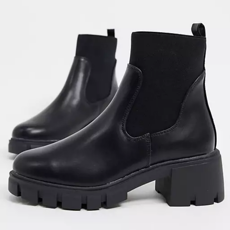 ASOS DESIGN Robbie Chunky Chelsea Boots