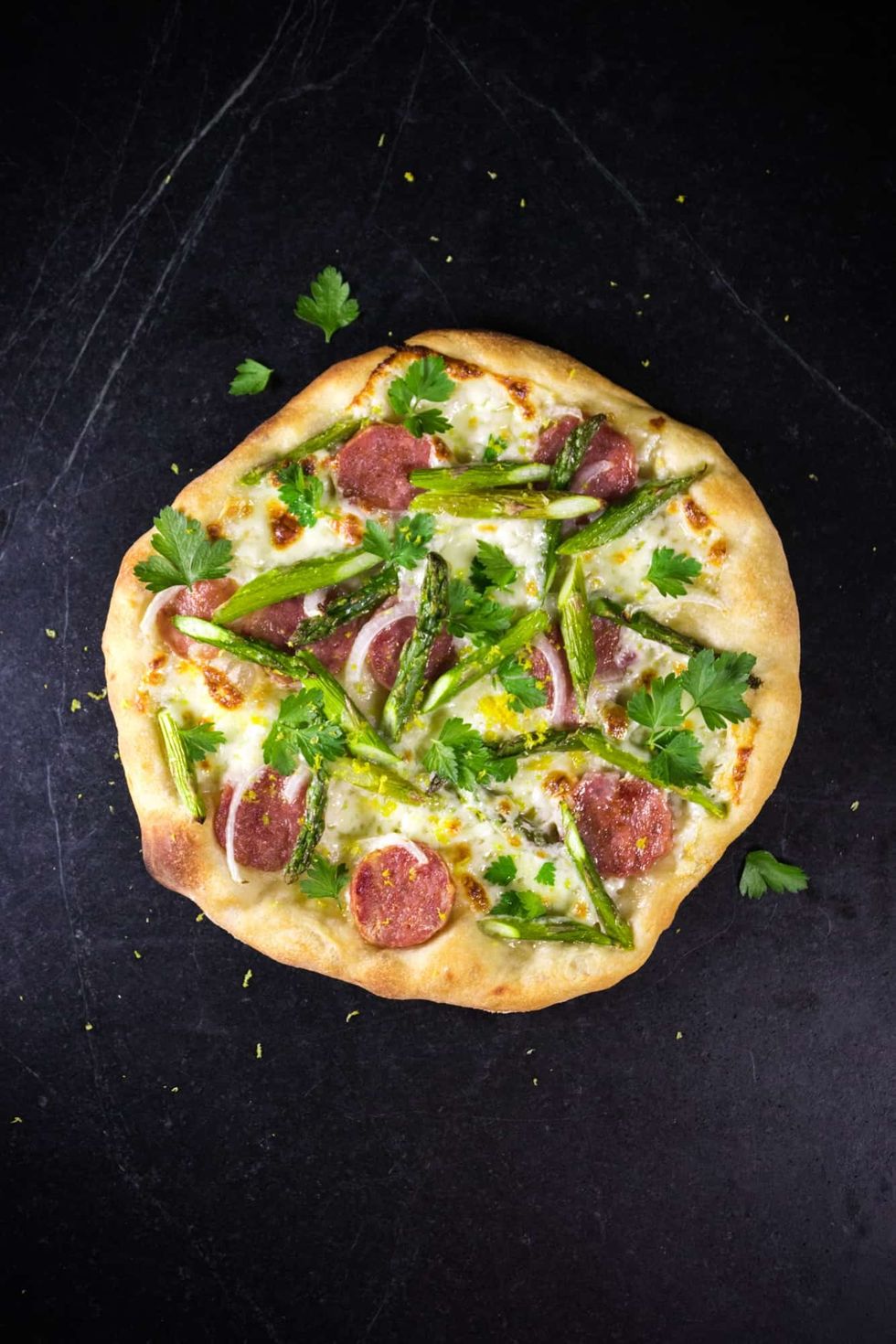 Asparagus Pizza