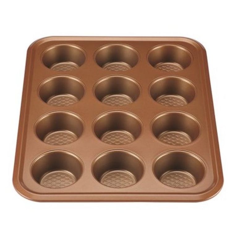 Ayesha Curry Nonstick Bakeware Baking Pans Set, 10 Piece, Copper