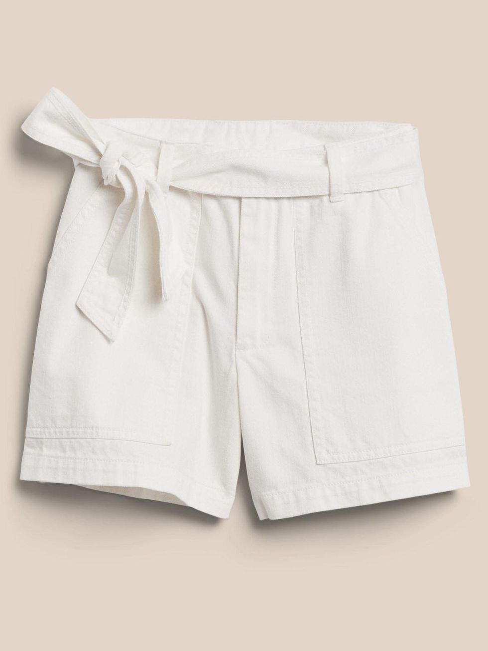 Banana Republic Tie-Waist Utility Shorts