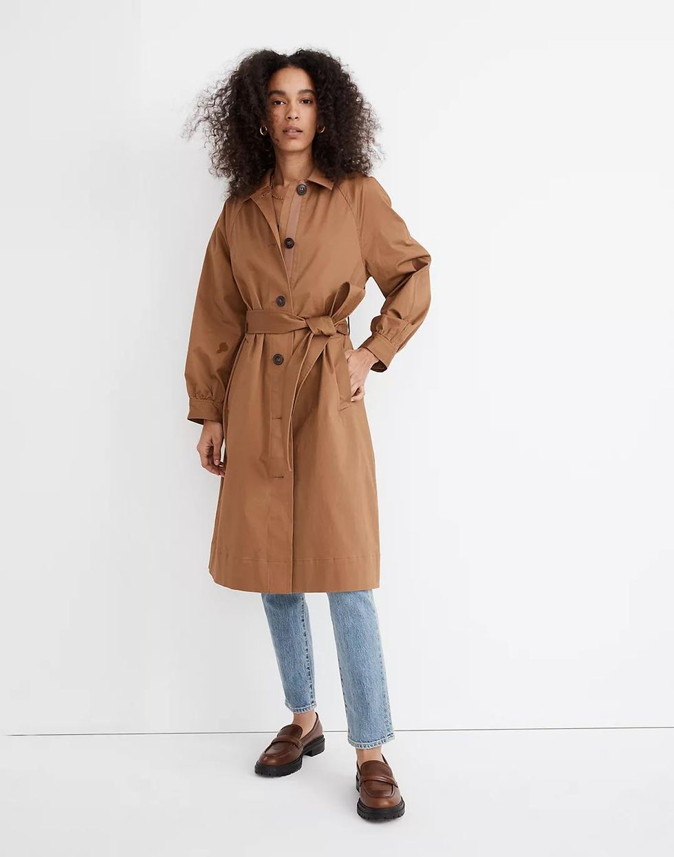 belted trench coat