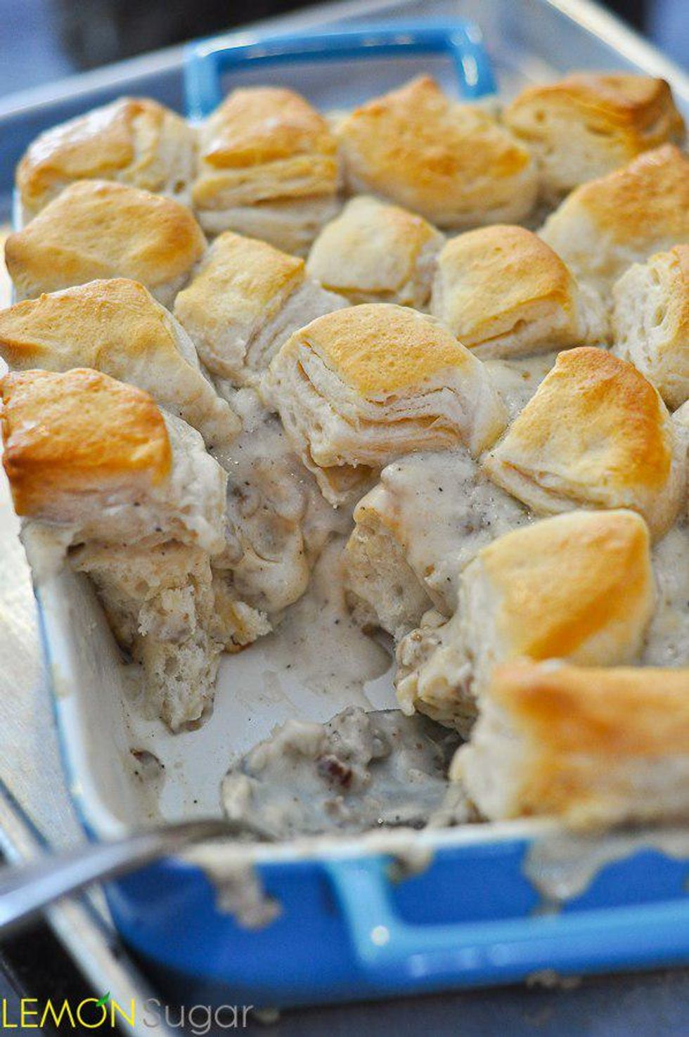 Biscuit and Gravy Casserole