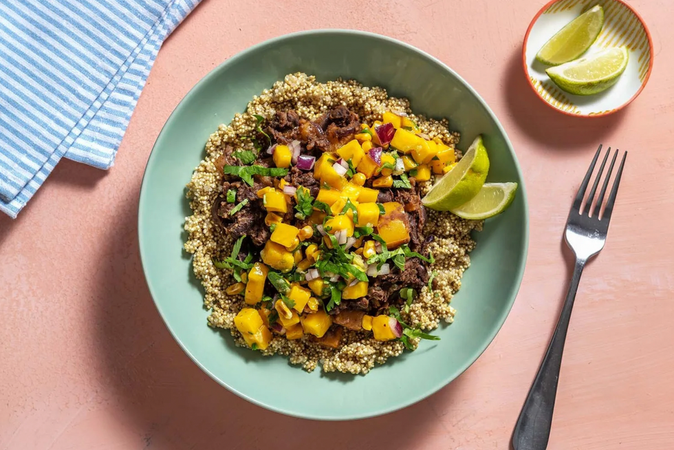 black bean bowl