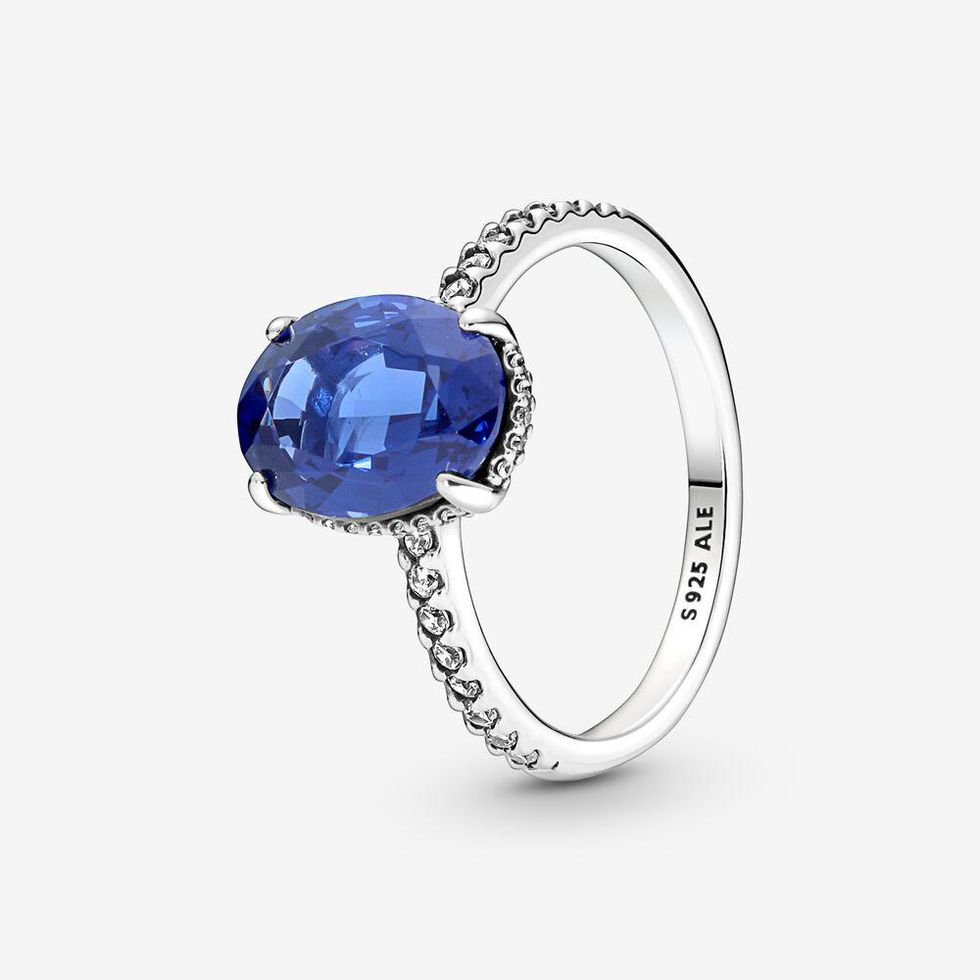 blue pandora ring