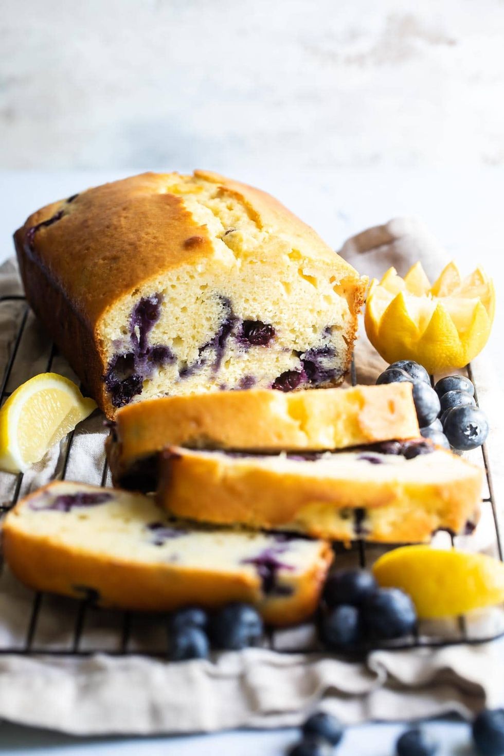 Blueberry Lemon Yogurt Cake