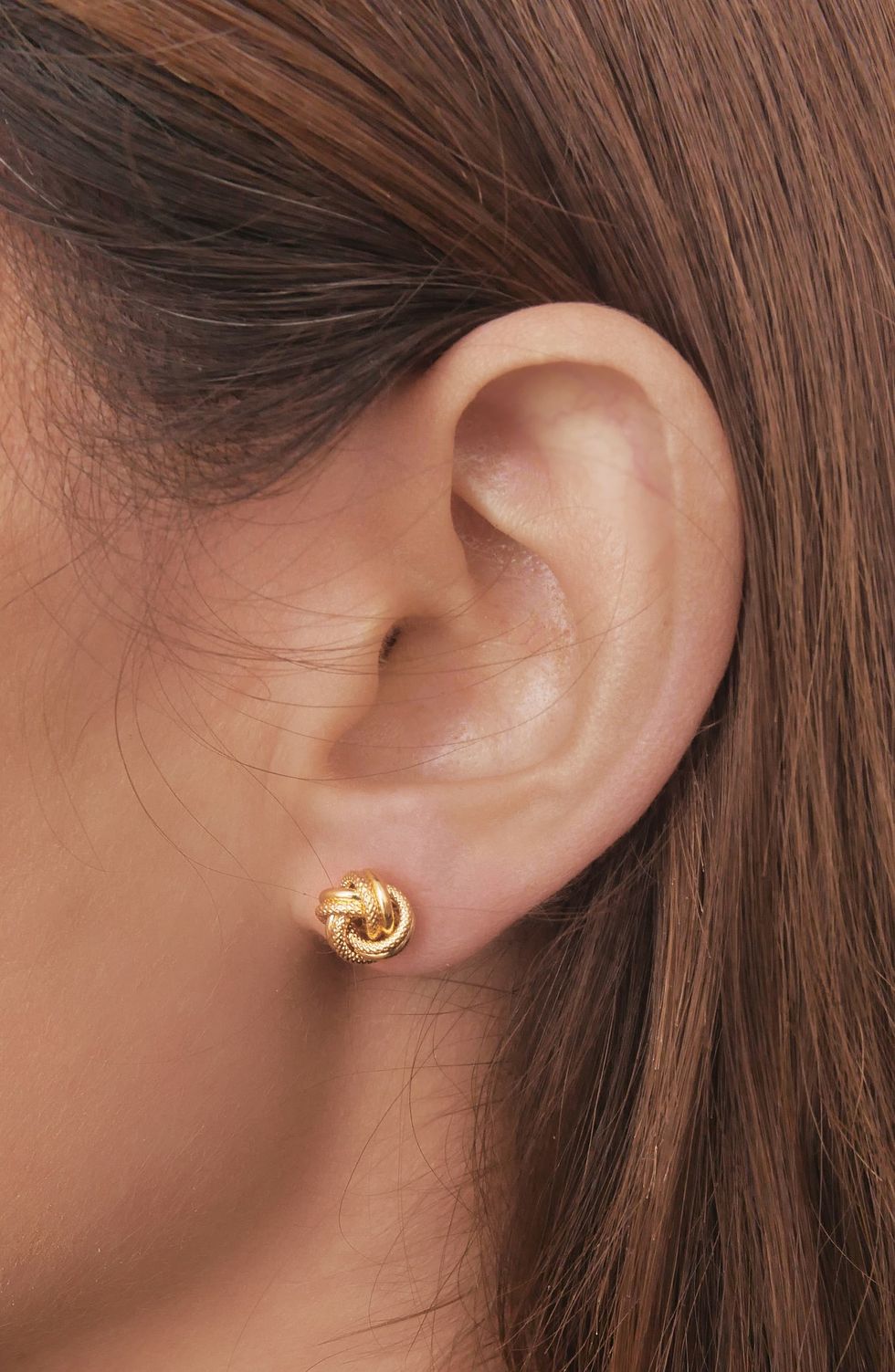 Bony Levy 14K Gold Knot Stud Earrings