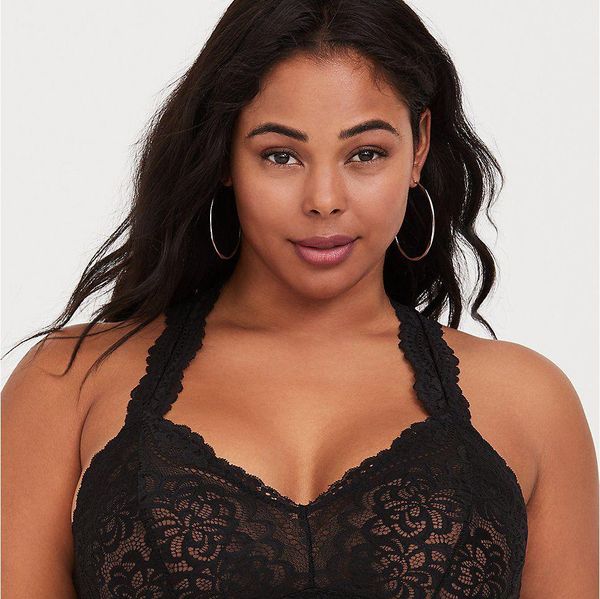Bras for Large Breasted Women Full-Coverage No Underwire Bustier