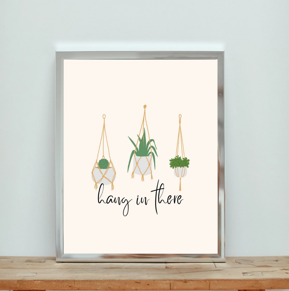 Brave Girl Collective Hang In There Wall Print