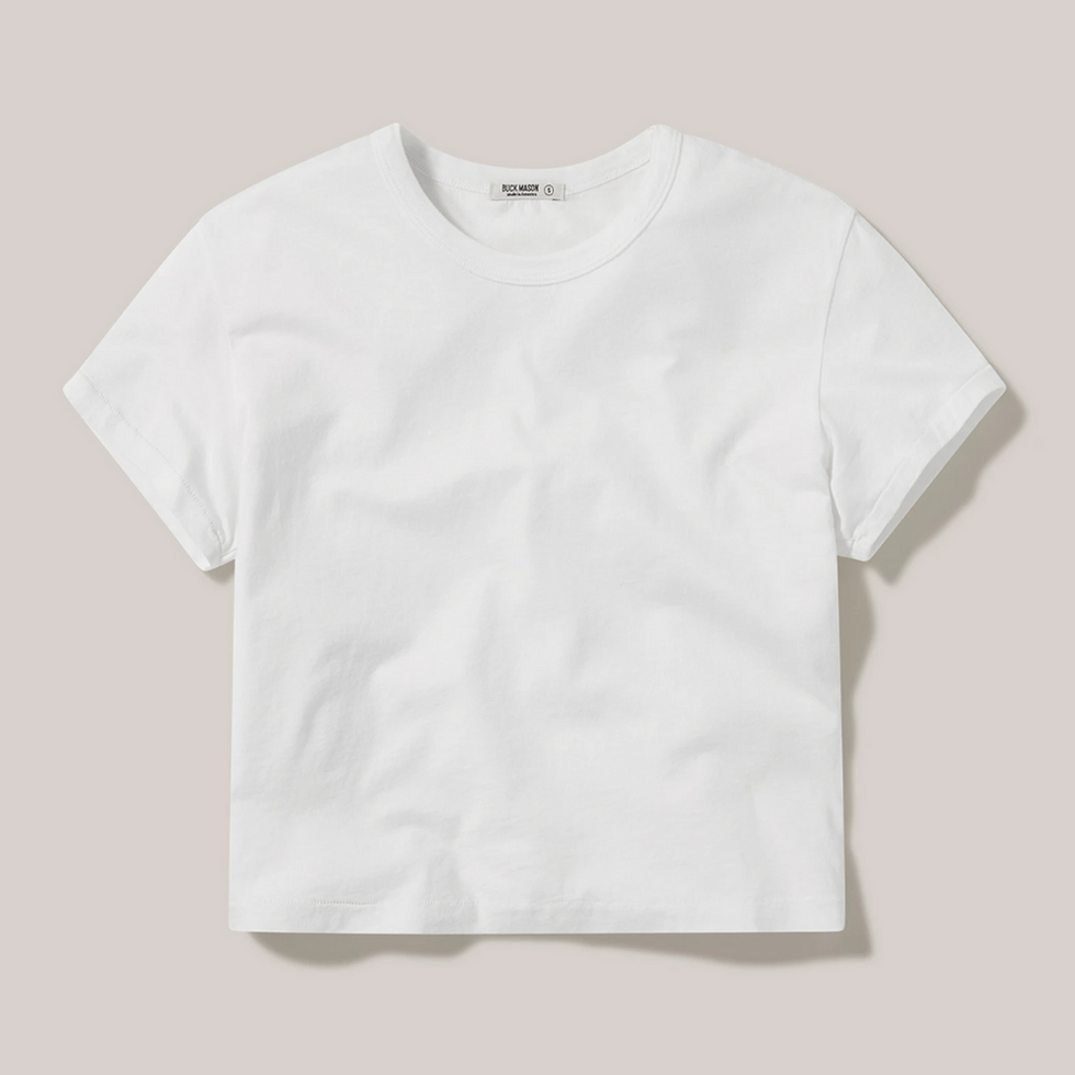 Buck Mason Cropped Easy Crew tee