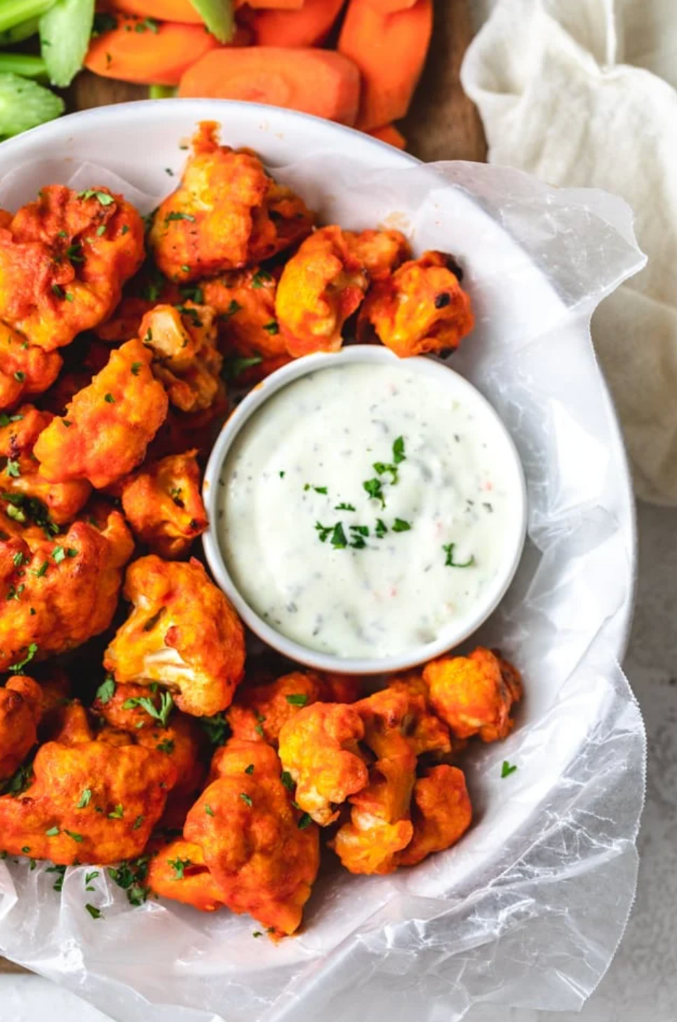 Buffalo Cauliflower Bites