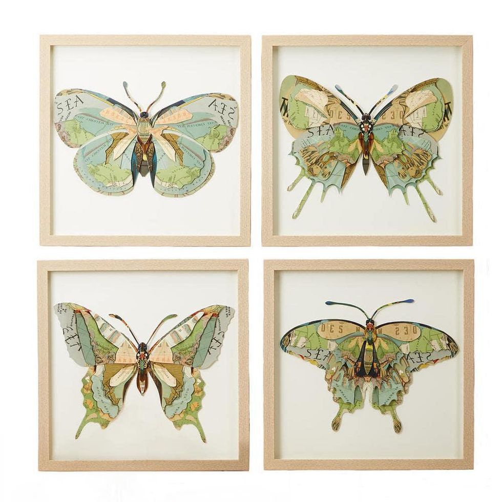 butterfly wall art