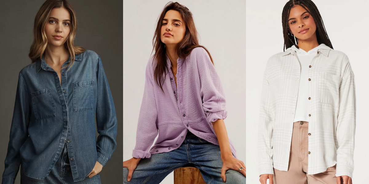 33 Button Down Shirts That Are Perfect Wardrobe Staples - Brit + Co