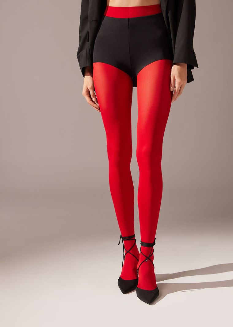 How To Style The Red Tights Spring Trend - Brit + Co