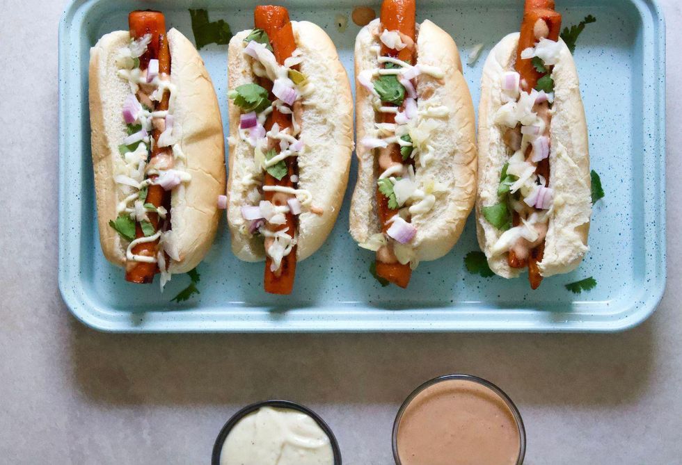 carrot hot dogs