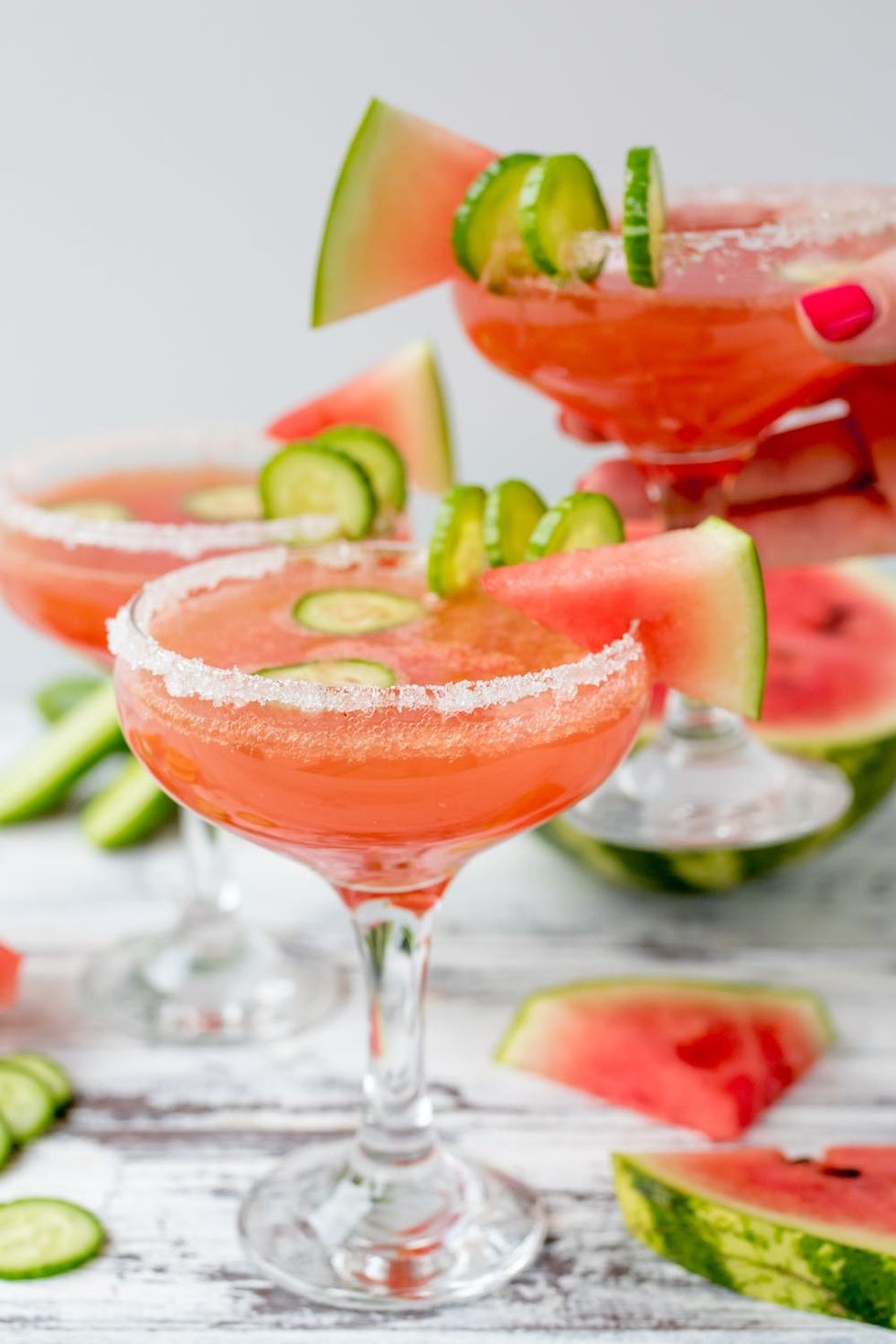 Surprise Your Mom With Our Watermelon Cucumber Mom osa Recipe Brit Co