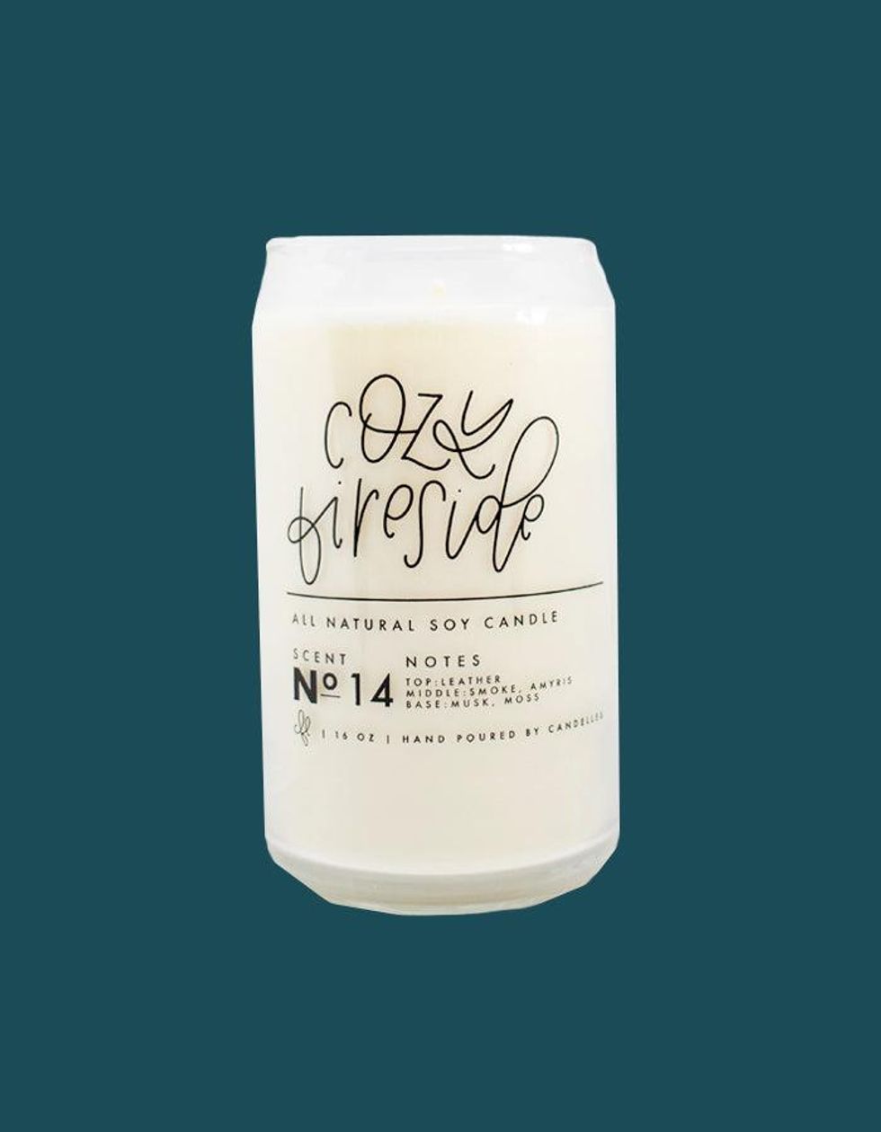 Chalk Full of Love Cozy Fireside fall Candle