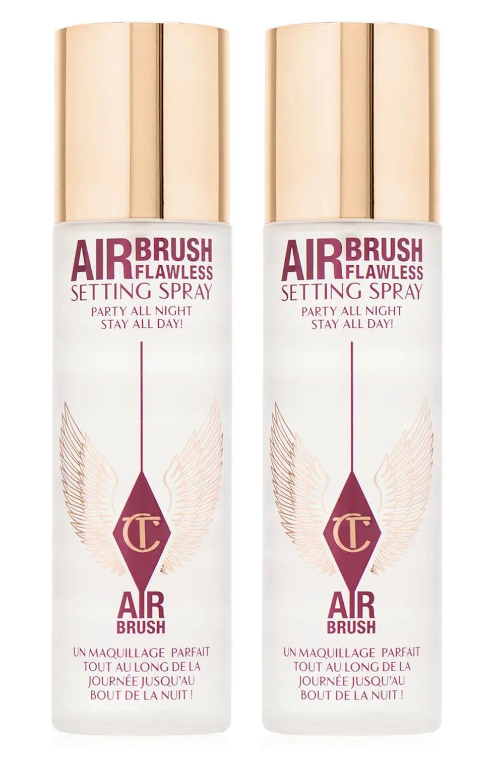 Charlotte Tilbury Airbrush Flawless Makeup Setting Spray Duo $76 Value