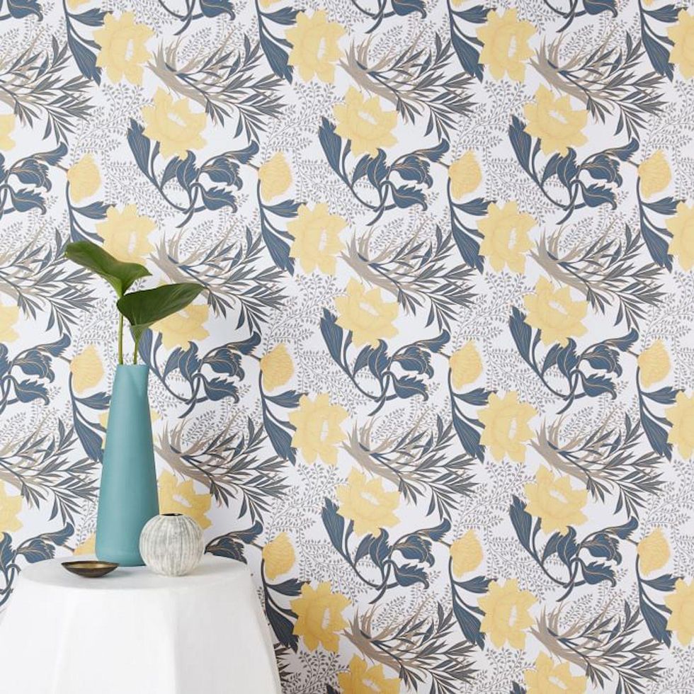 Chasing Paper Sketched Floral Print Removable Wallpaper