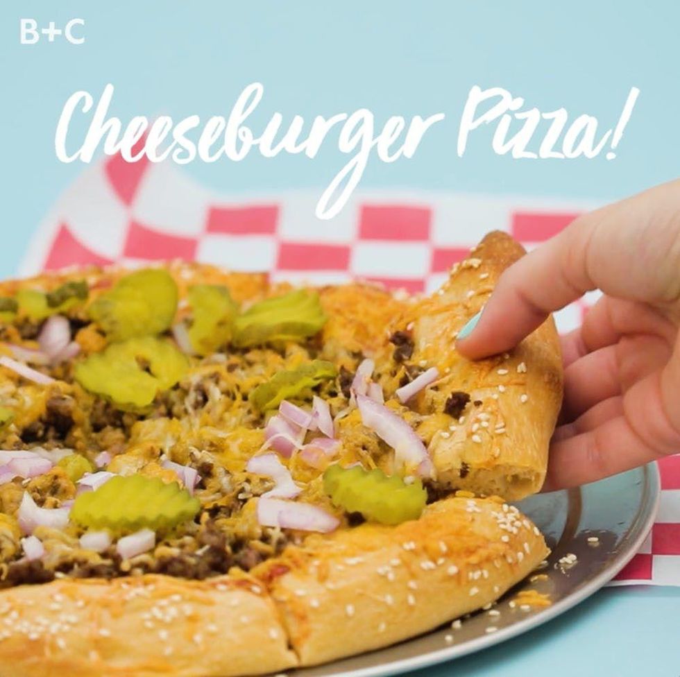 Cheeseburger Pizza