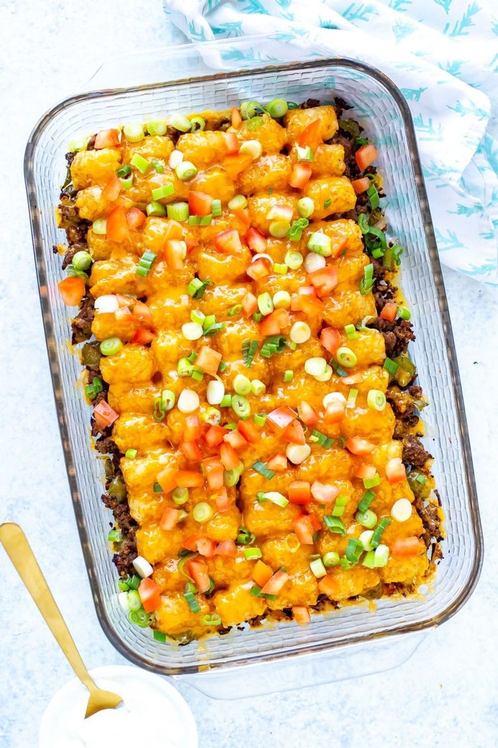 Cheeseburger Tater Tot Casserole