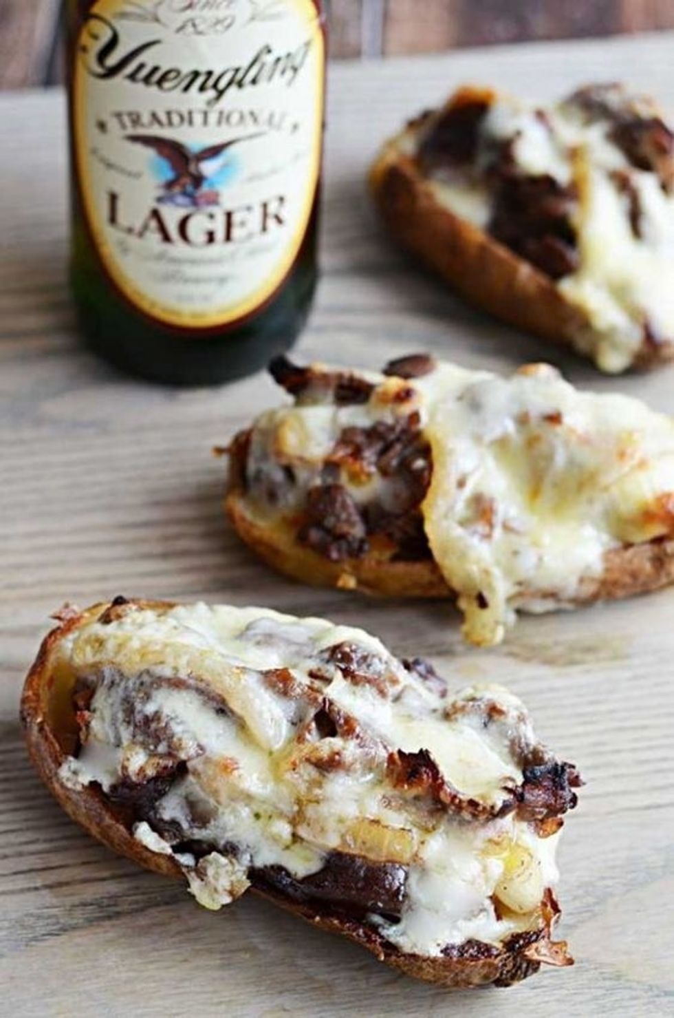 Cheesesteak Stuffed Potatoes