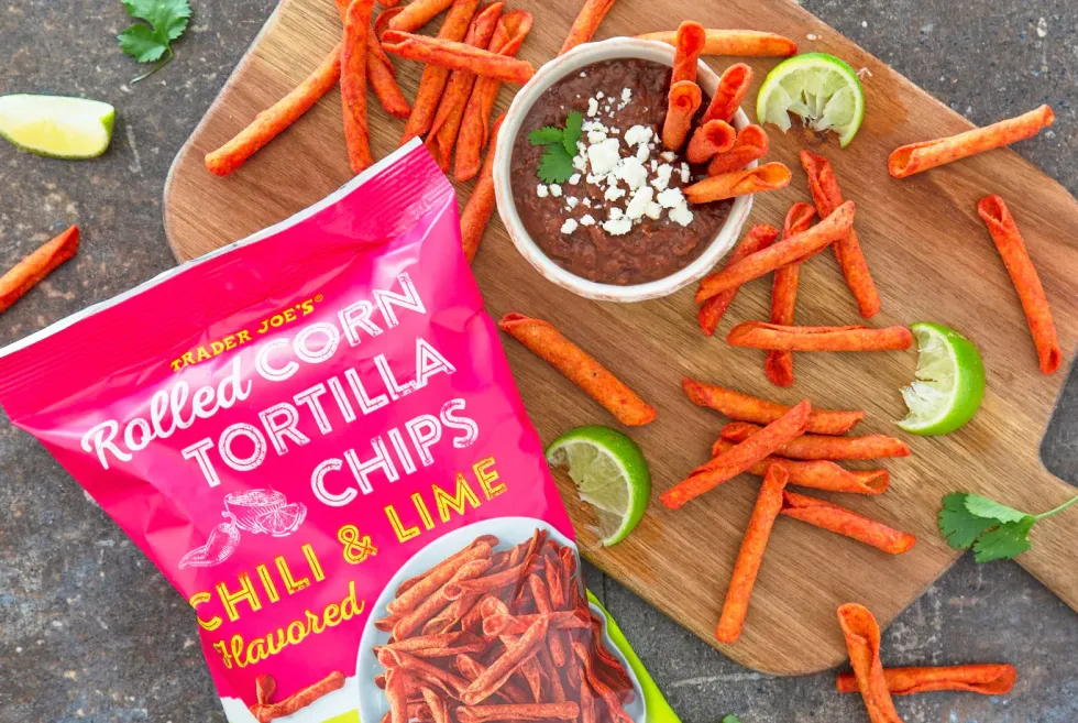 Chili & Lime Rolled Corn Tortilla Chips