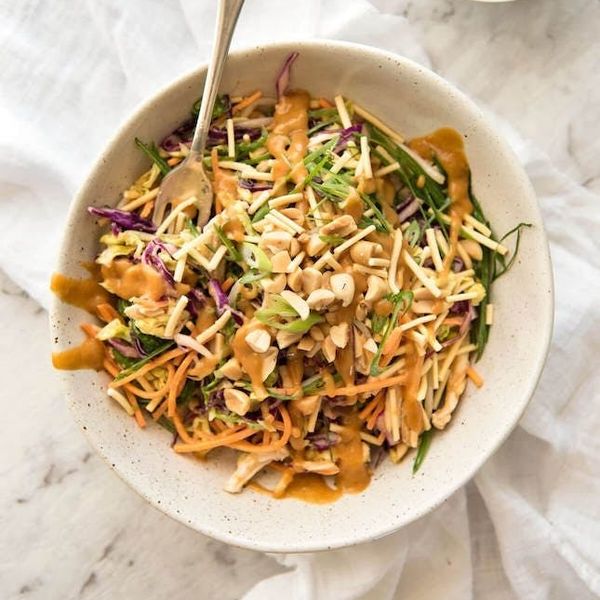 Chinese Chicken Salad With Asian Peanut Salad Dressing
