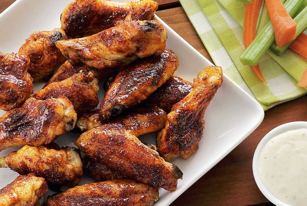 Chipotle-Honey Baked Chicken Wings