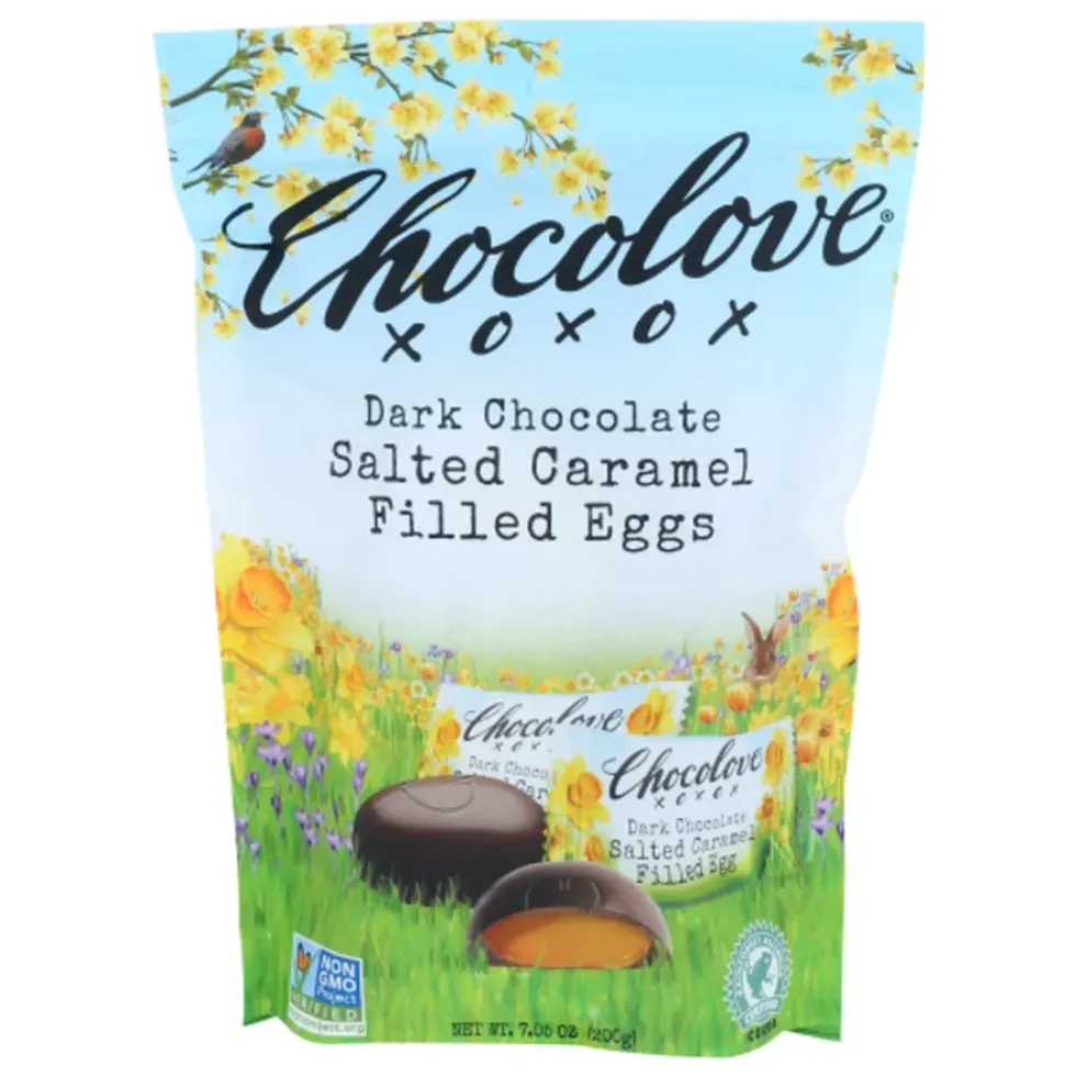 Chocolove Dark Chocolate Salted Caramel Filled Eggs