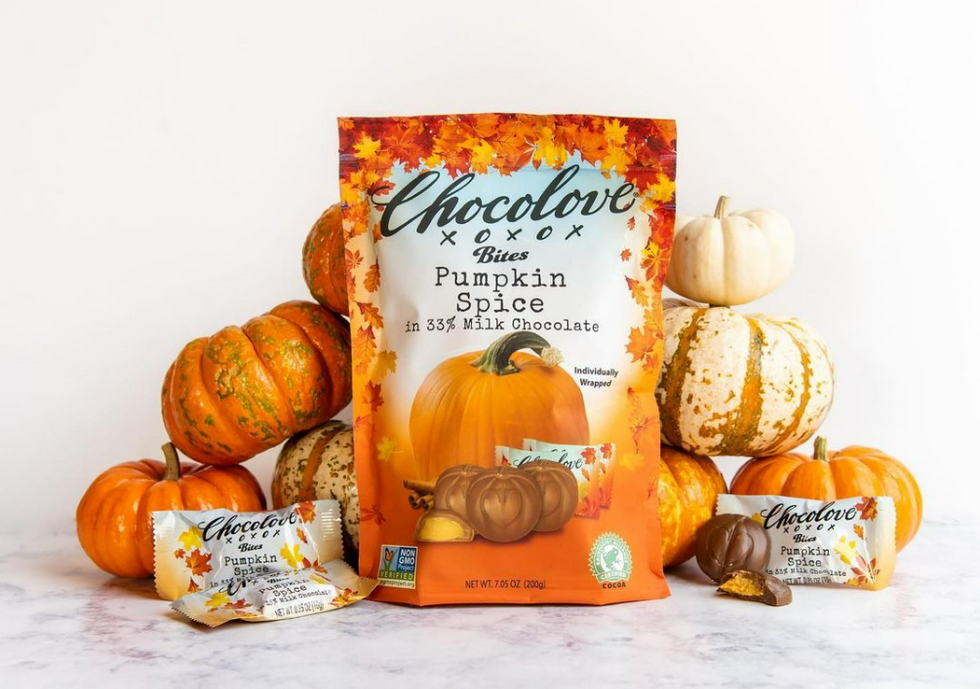 Chocolove Milk Chocolate Pumpkin Pie Bites