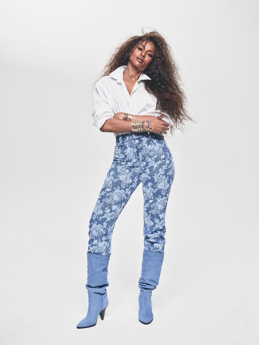 ciara for The Gap x LoveShackFancy Collection