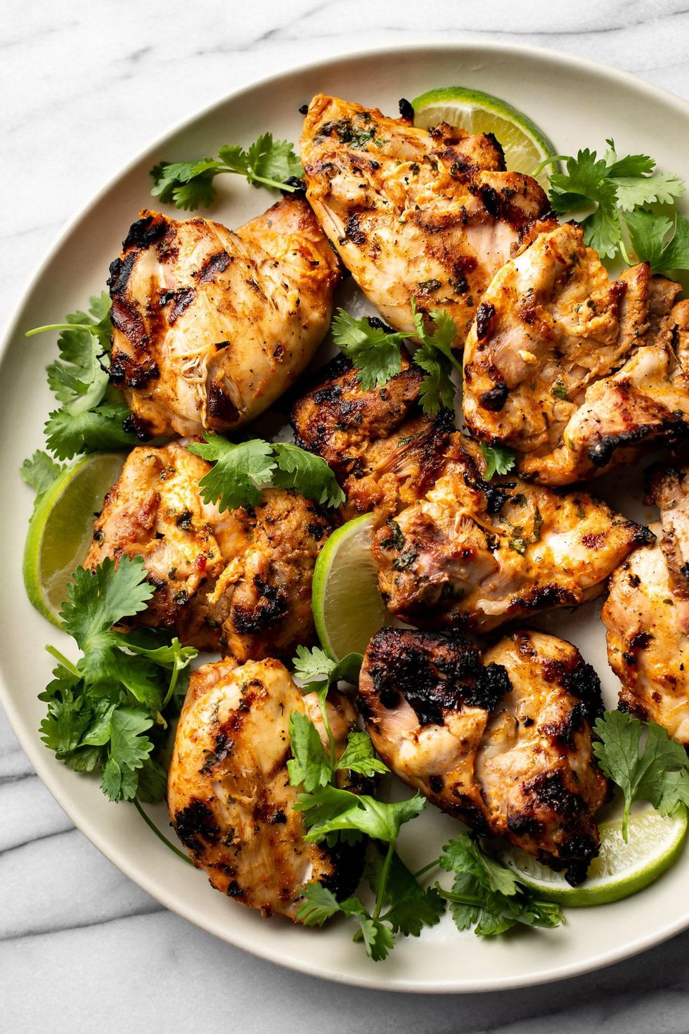 Cilantro Lime Grilled Chicken Thighs