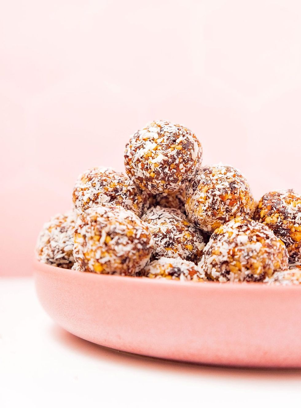 Coconut-Coated No-Bake Energy Bites