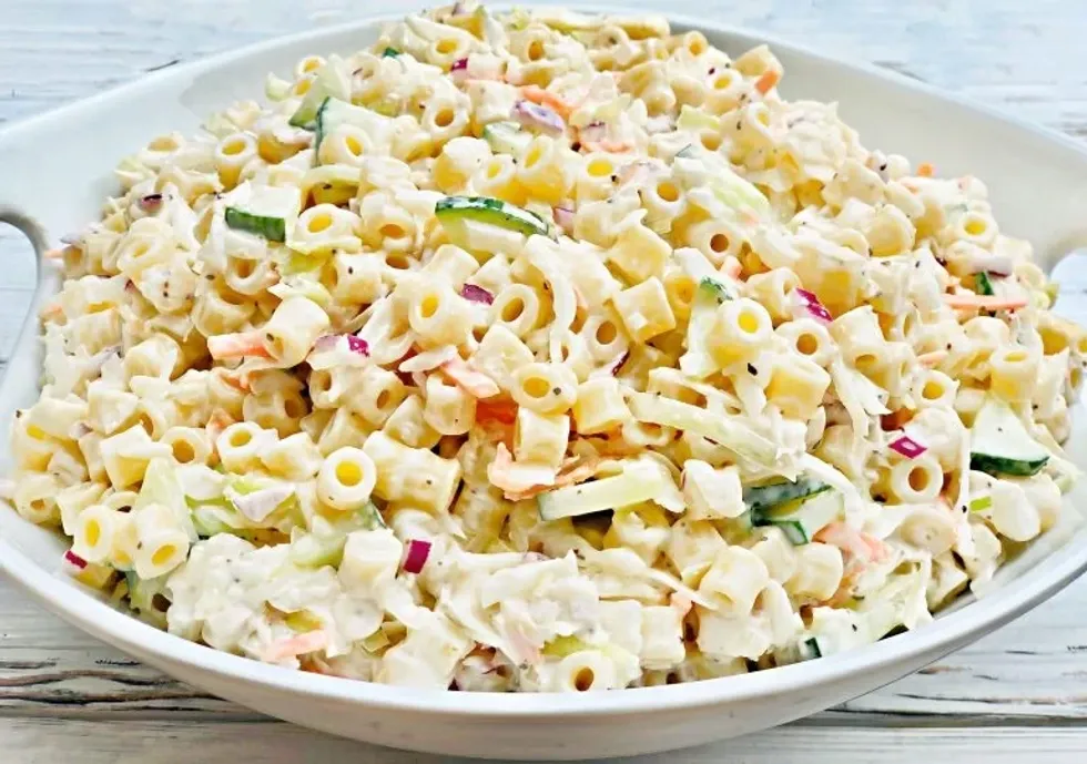 coleslaw pasta salad