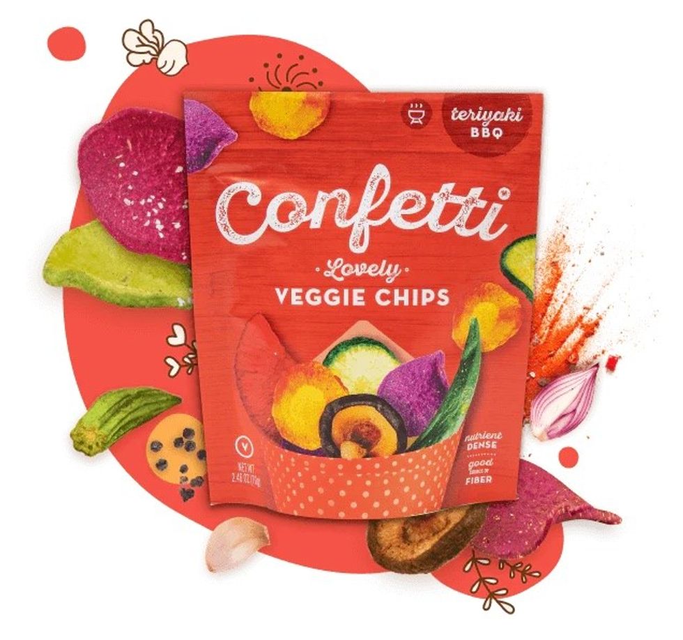 Confetti Teriyaki BBQ Veggie Chips